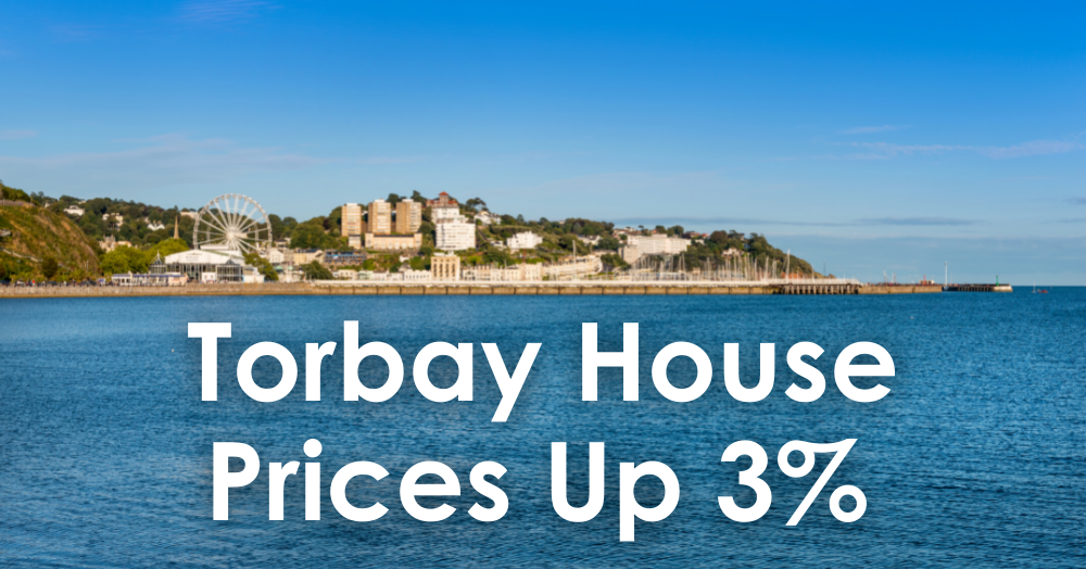 Torbay Homes Asking Prices Up 3% in August