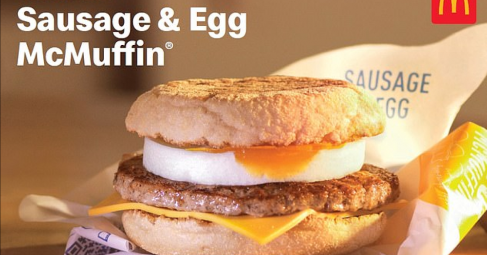 Make your own Sausage and Egg Mcmuffin!