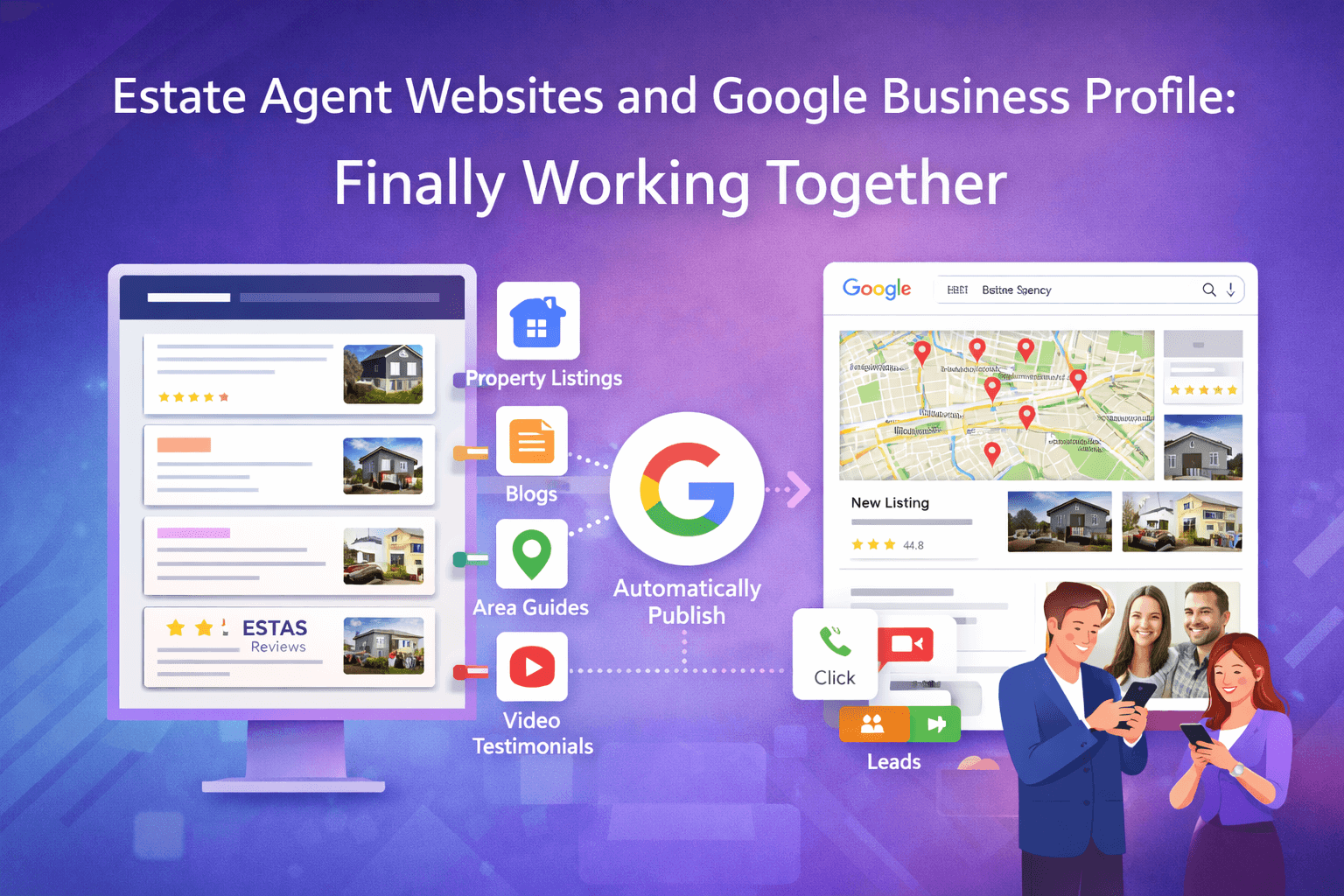 Estate Agent Websites & Google Business automation