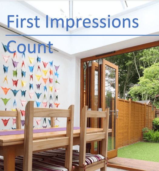 First impressions count | Robinson Reade