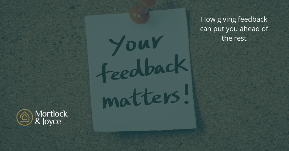 How giving feedback can put you ahead of the rest