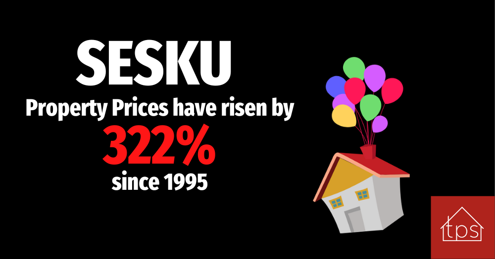 SESKU Property Prices Have Risen by 322% Since 199
