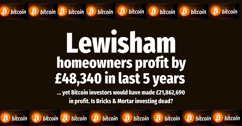 Lewisham Homeowners Profit By £48,340 in Last 5 Ye