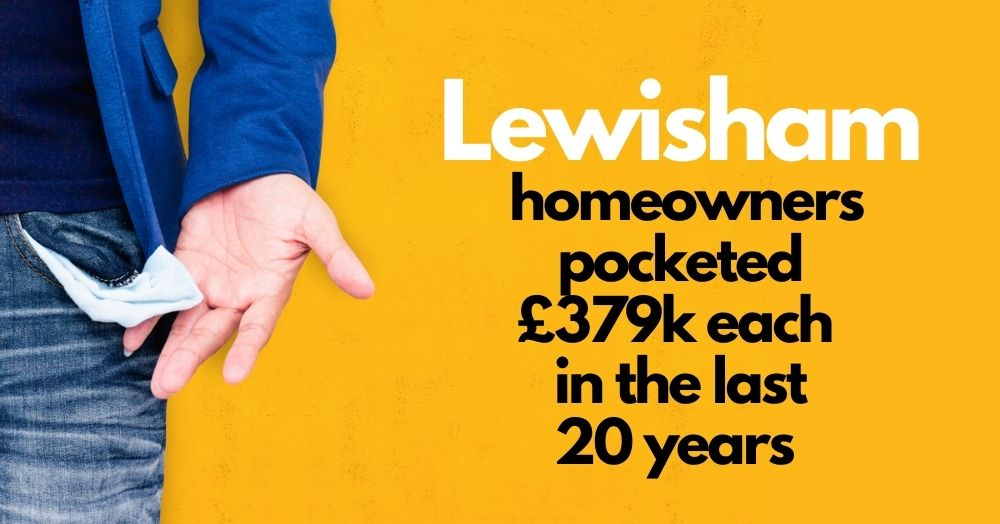 Lewisham Homeowners Pocketed £379k Each in the Las