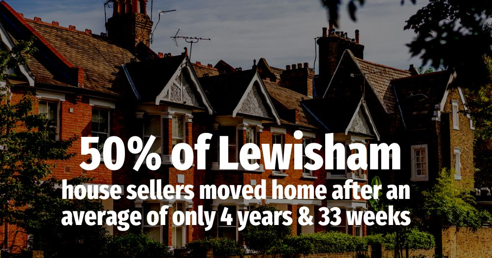 50% of Lewisham house sellers in 2022 had only bee