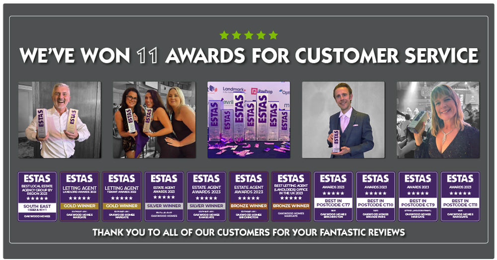 We've won 11 awards for customer service!