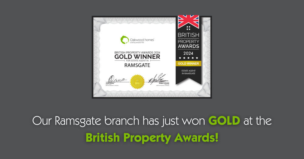 Oakwood Homes Ramsgate is a British Property Award