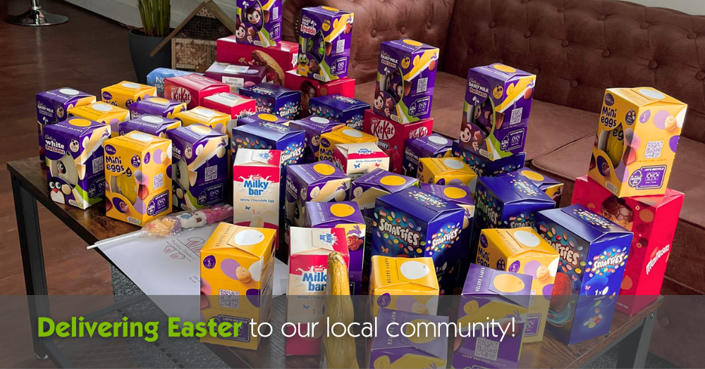 Delivering Easter to our local community!