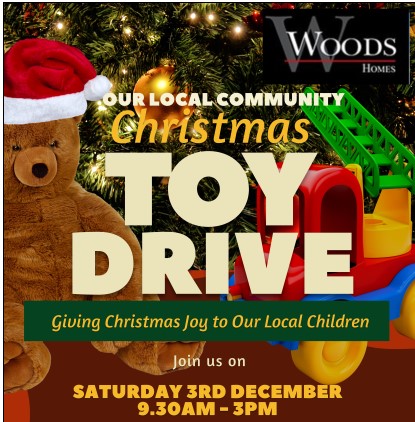Woods Community Christmas Toy Drive on Saturday  -