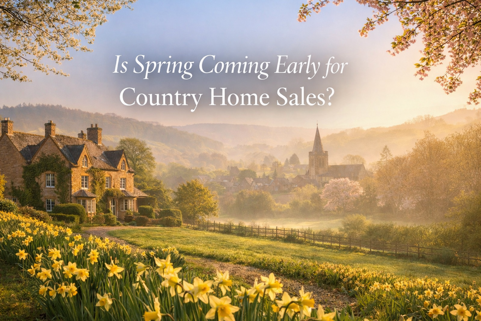 Is spring coming early for country house sales?