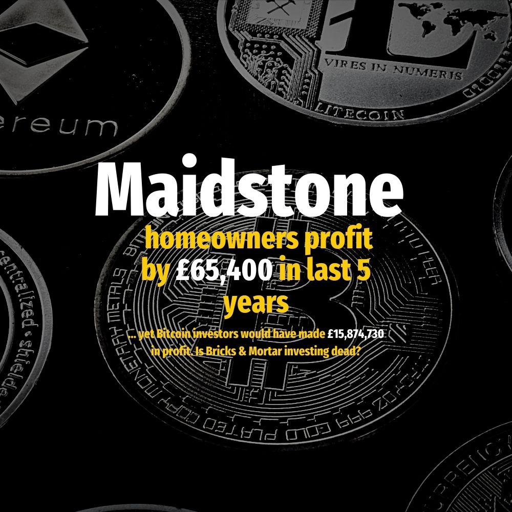Maidstone Homeowners Profit By £65,400 in Last 5 Y