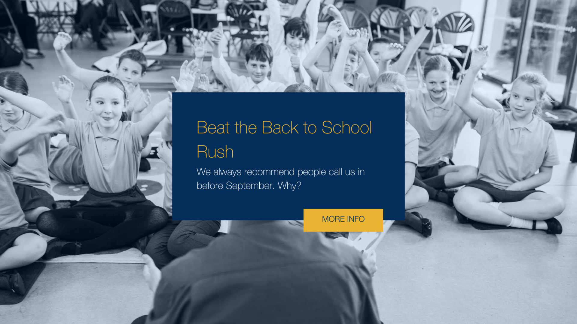 Beat the Back to School Rush