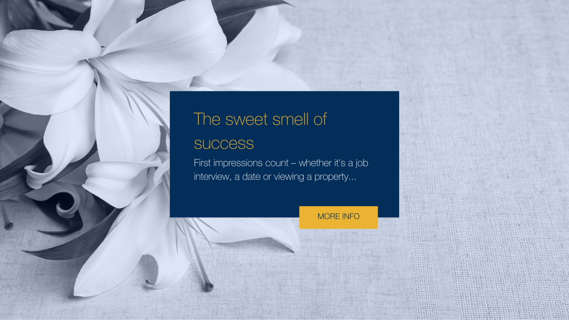 The sweet smell of success