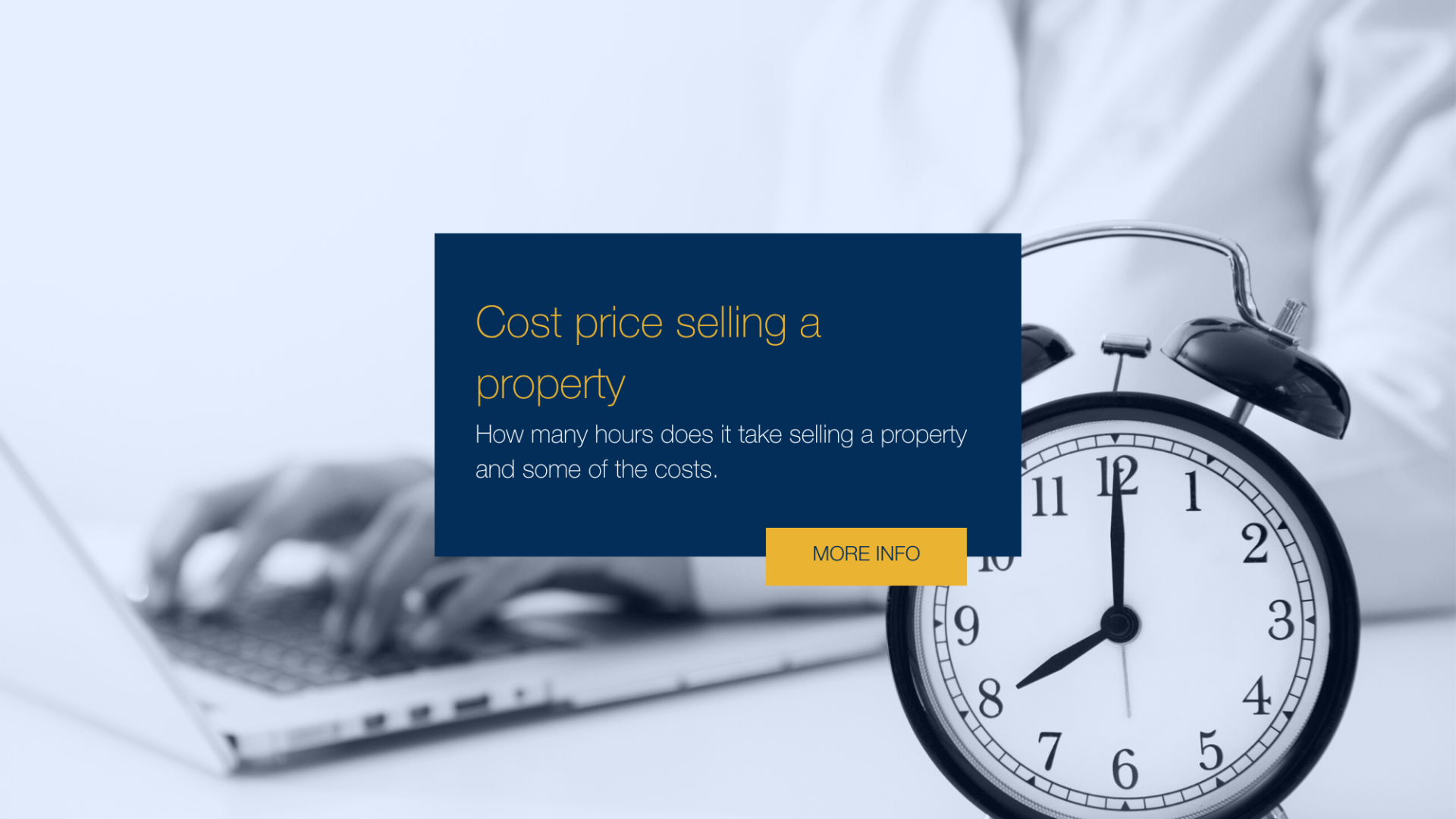 Cost price selling a property