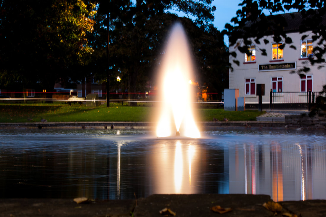 Norton Duck Pond at Night