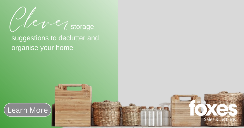 Clever storage suggestions to declutter and organi