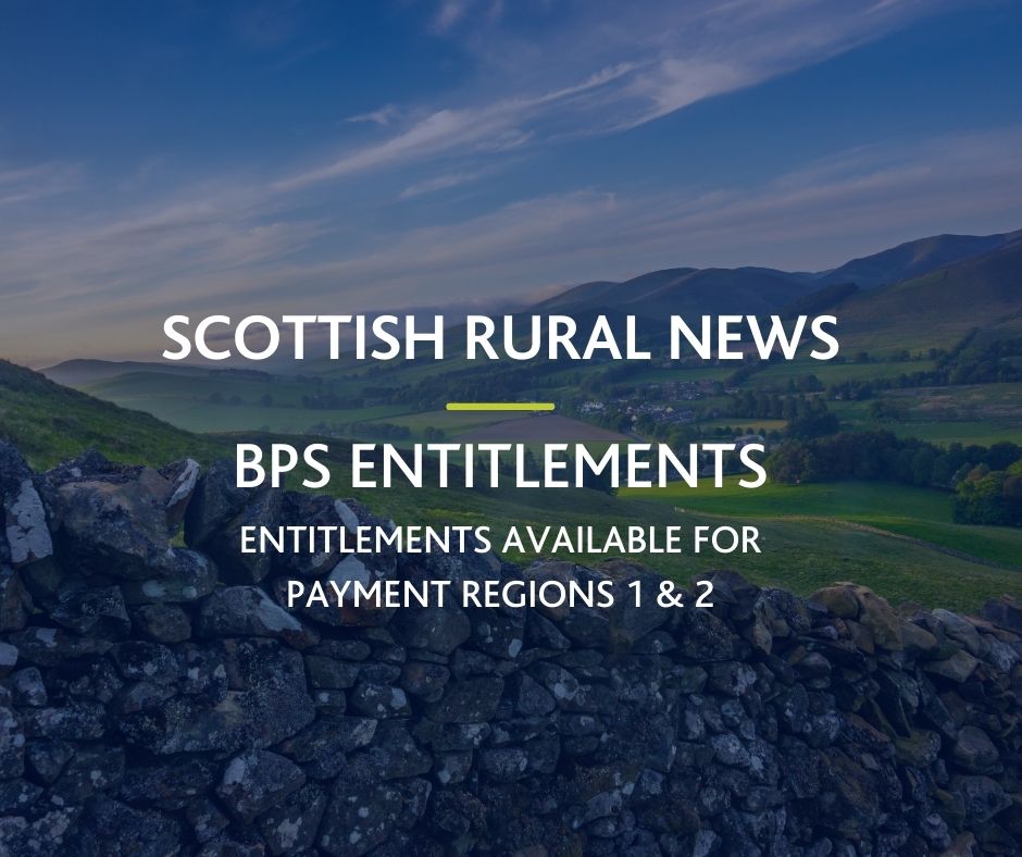 Scottish BPS entitlements 2022