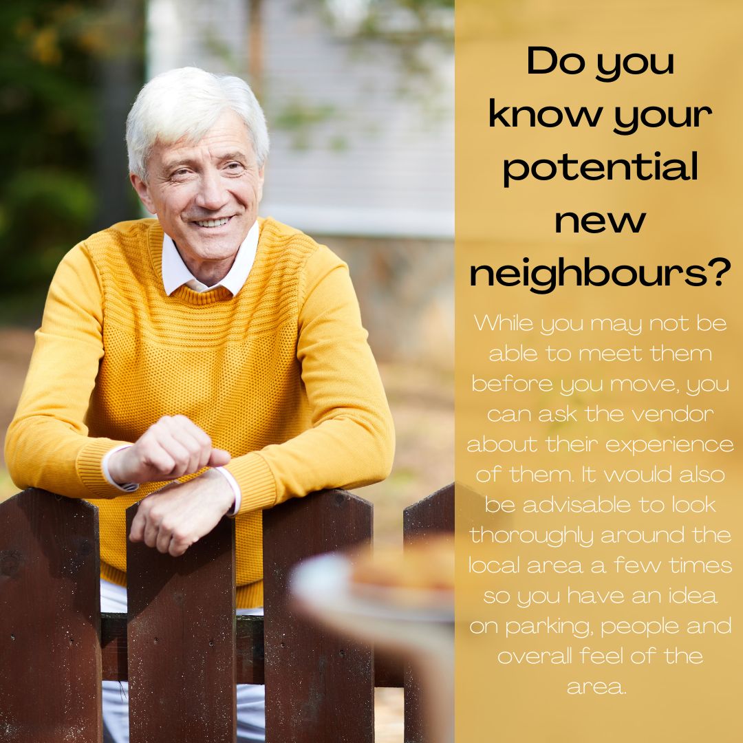 Do you know your potential new neighbours?
