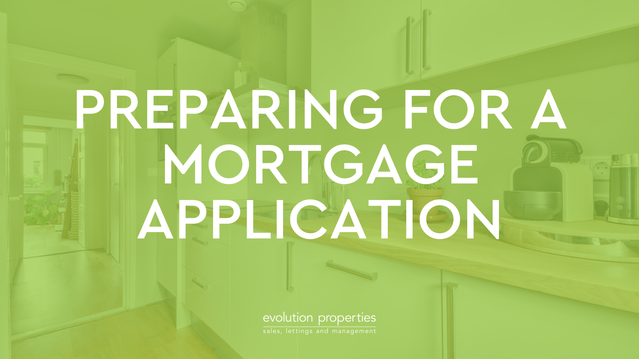 Preparing for a mortgage application
