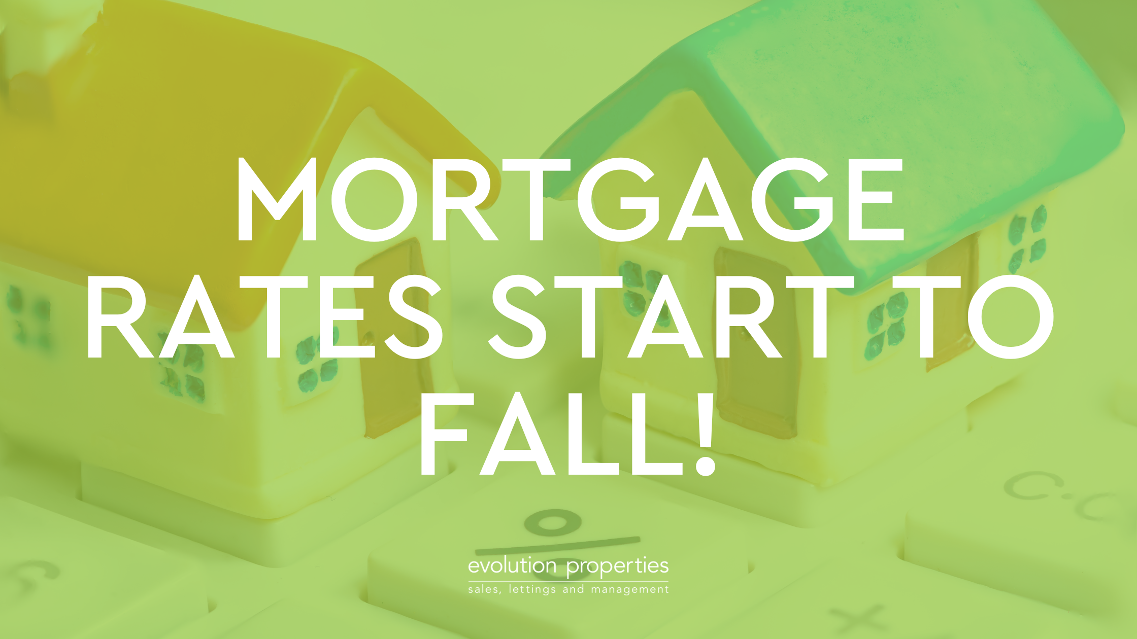 mortgage rates start to fall