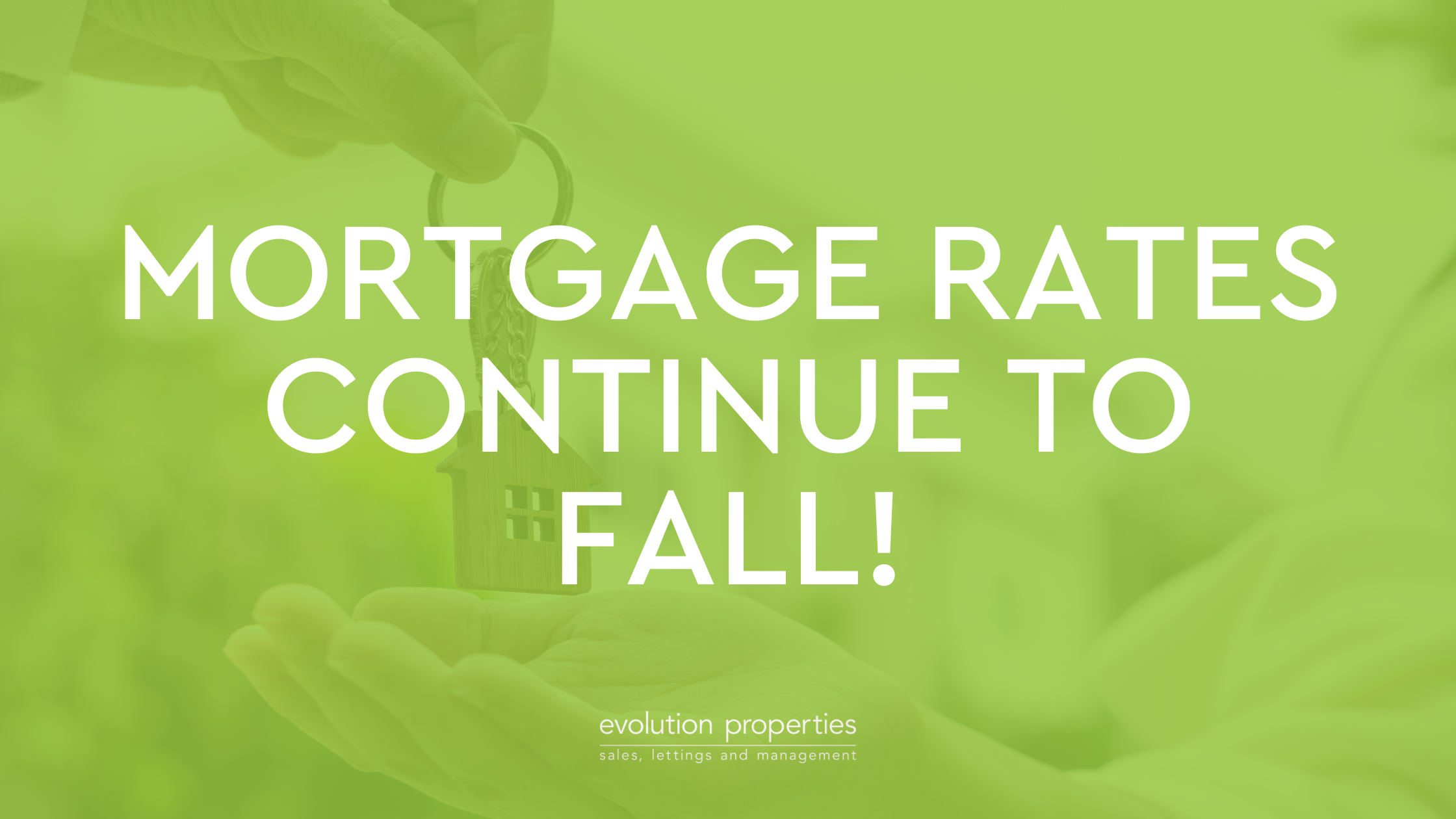 Mortgage rates continue to fall!
