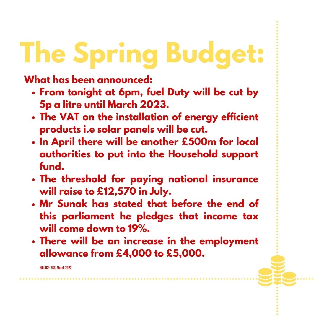 Spring Budget Announcement