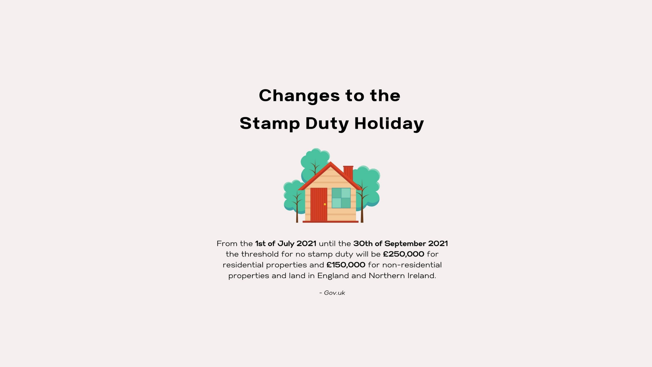 changes to stamp duty holiday