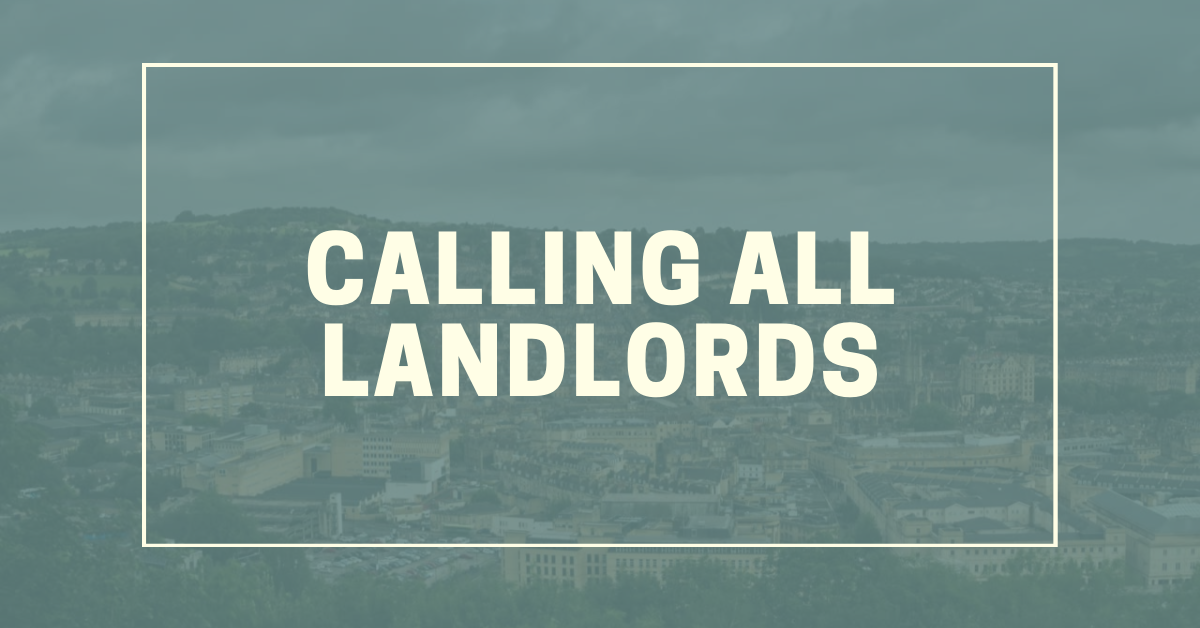 Calling all landlords!