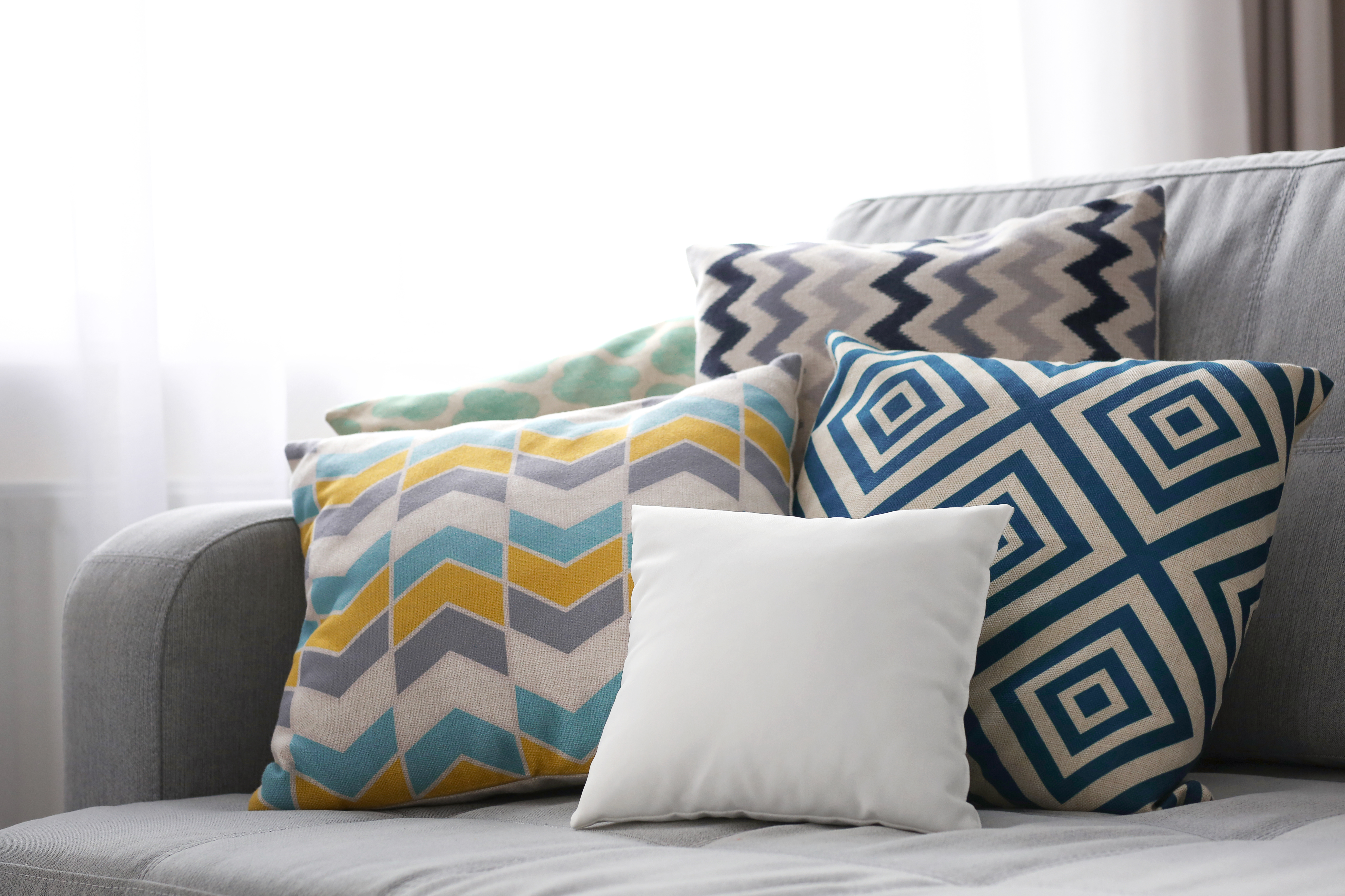Decorate with soft cushions