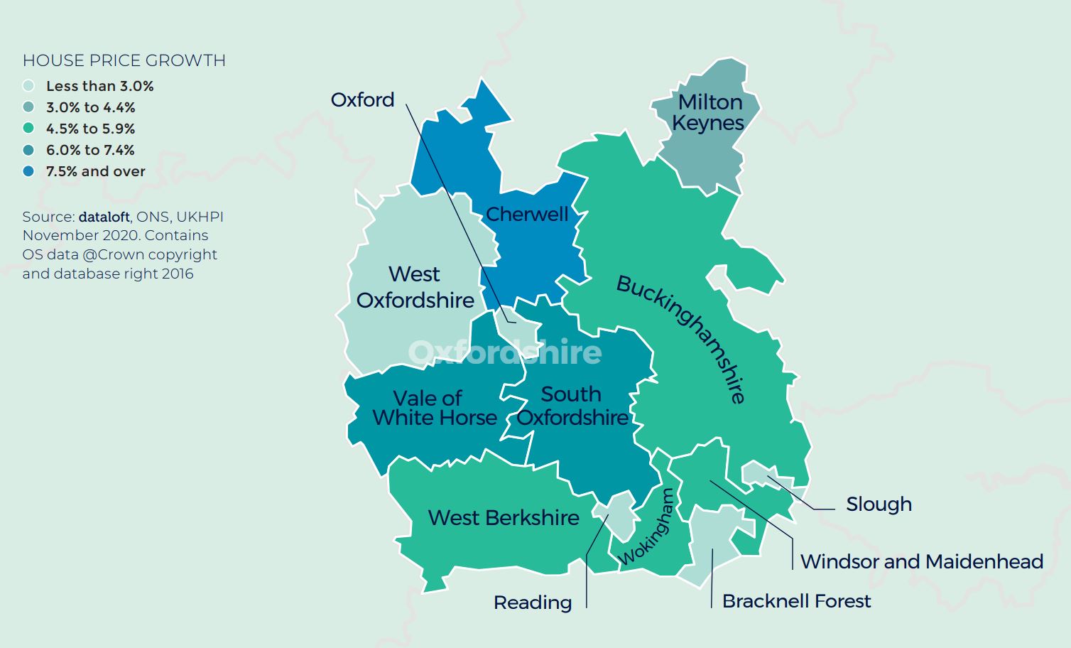 thames valley oxfordshire berkshire regional property market report house price growth