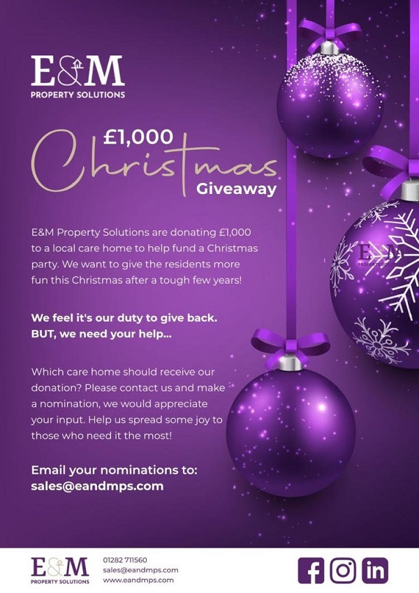 E&M Christmas giveaway