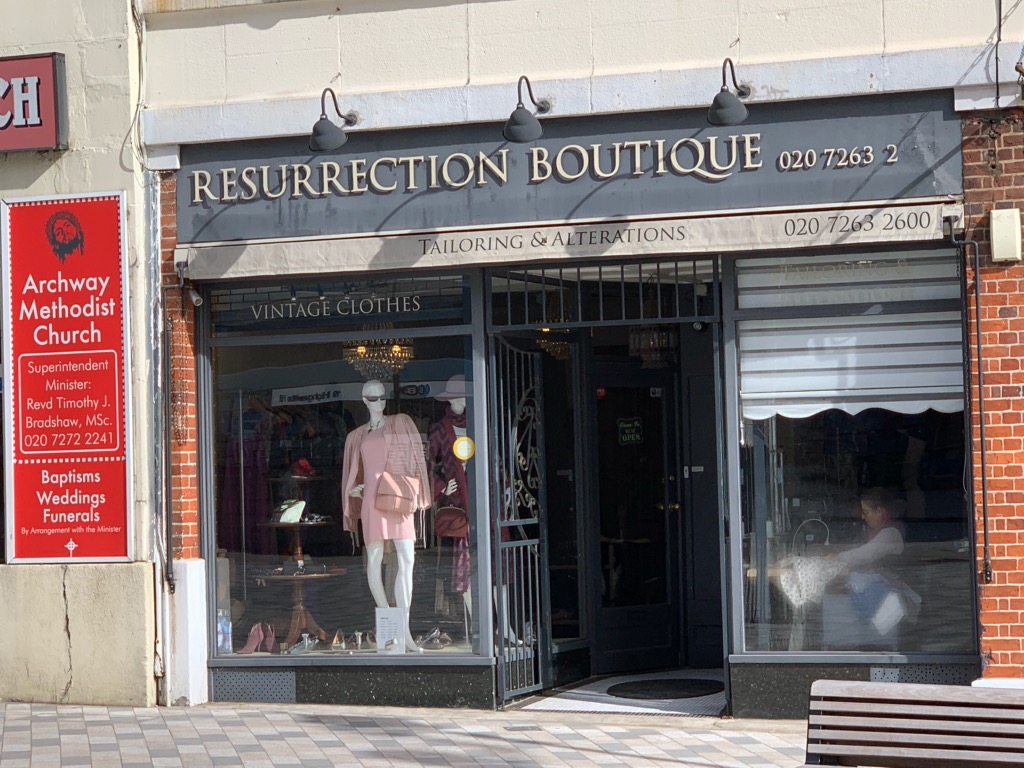 Resurrection Boutique in Archway