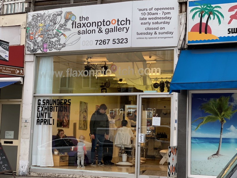 Flaxonptootch Salon & Gallery in Kentish Town (1)