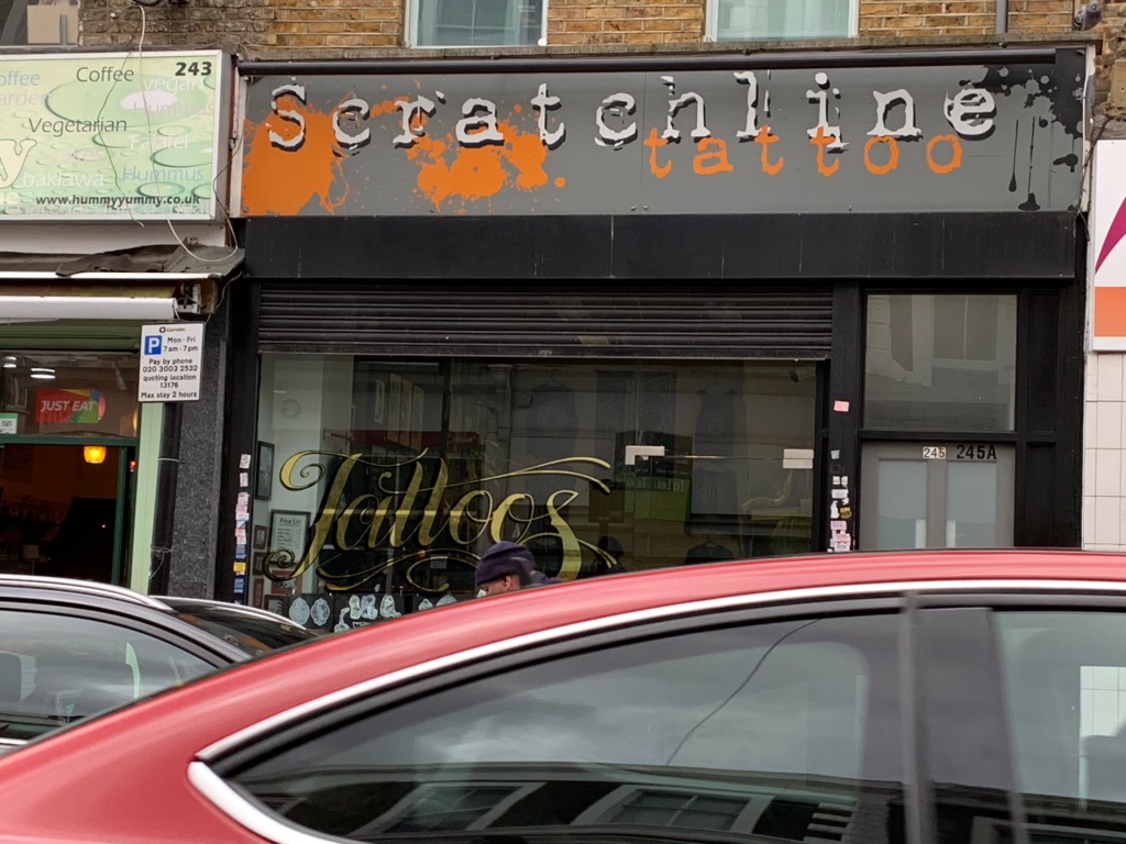 Scratchline Tattoo in Kentish Town